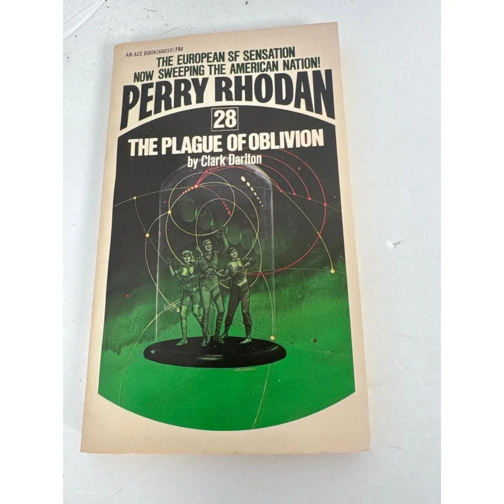 Perry Rhodan Lot 4 PB #25 27 28 29 1st Ace Printings 1973 Vintage Sci-Fi